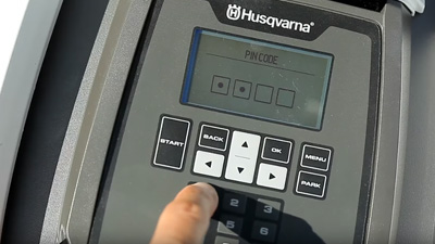 Husqvarna Automower®, iniciándolo