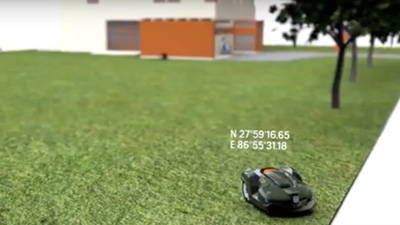 Husqvarna Automower®, sobre GPS