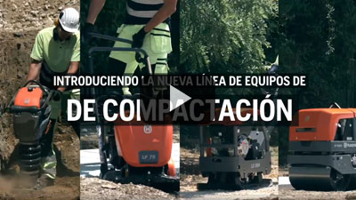 Equipo de compactación Husqvarna, la compactación llevada a un nuevo nivel